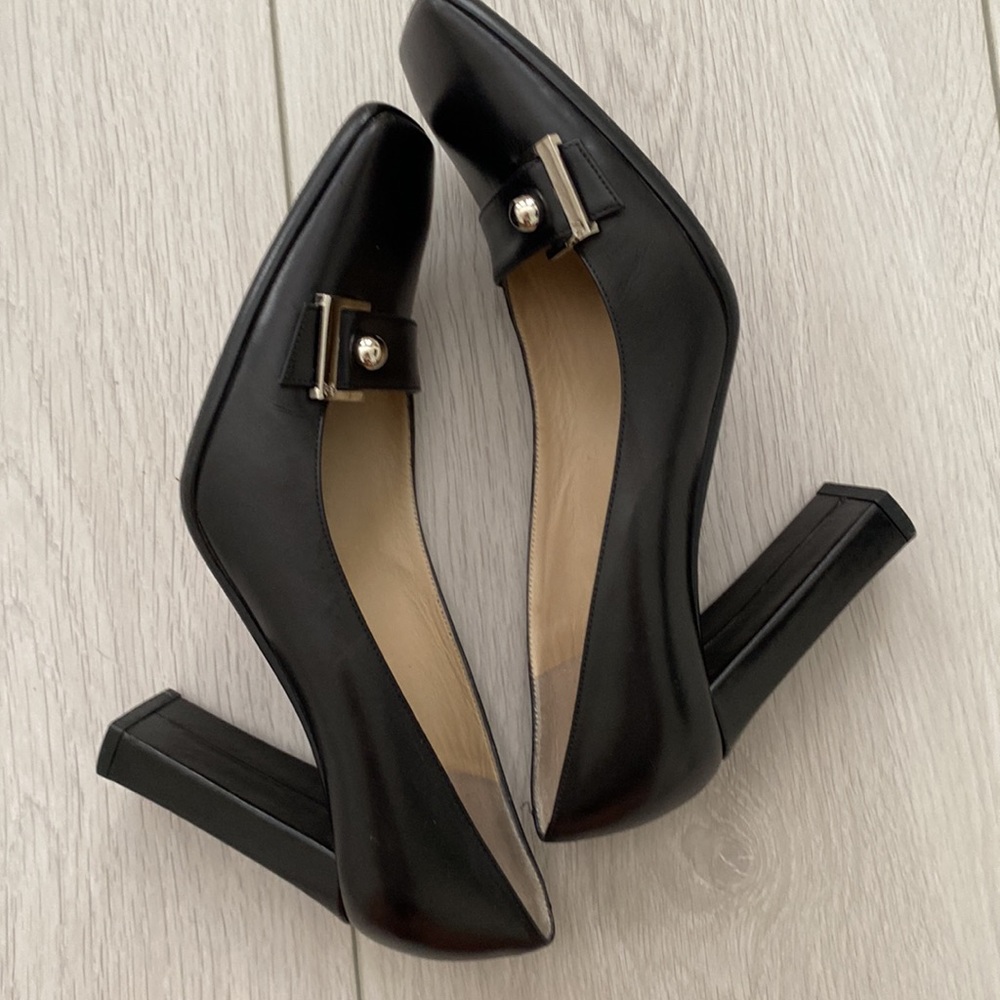 Louis Vuitton Black Heal 3.5” High